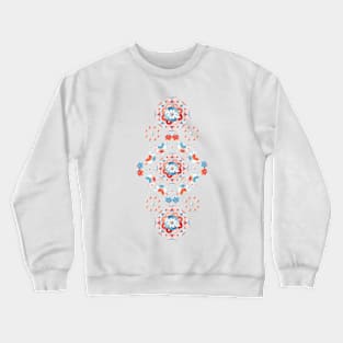 Folkloric Ombre Lovebirds Crewneck Sweatshirt